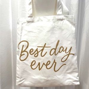“Best Day Ever” Canvas Tote Bag